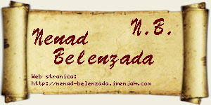 Nenad Belenzada vizit kartica